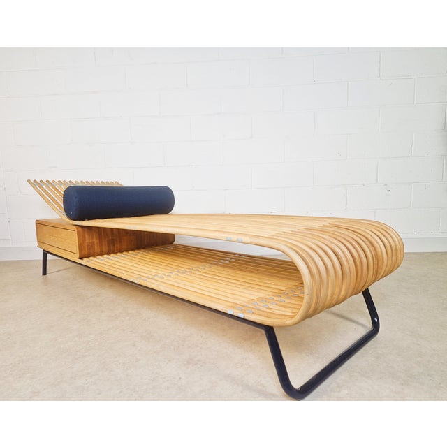 Vintage Danish Ash Chez Daybed by Birge Scheider, 1970s For Sale - Image 14 of 14