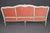 French Antique French Louis XV Style Distressed Paint Decorated and Carved Sofa For Sale - Image 3 of 13