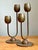 Vintage Brass Modernist Candlesticks - A Pair For Sale - Image 12 of 15