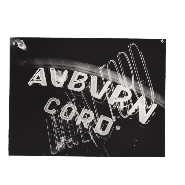 L. E. Berka, Auburn Cord - Lincoln Ford, 1930, Signed Gelatin Silver Print For Sale
