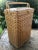 Chinese Vintage Natural Woven Bamboo Wicker Rattan Picnic Basket With Handles For Sale - Image 3 of 13