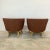 Mid-Century Modern Pair Striking Mid-Century Modern Club Chairs For Sale - Image 3 of 13