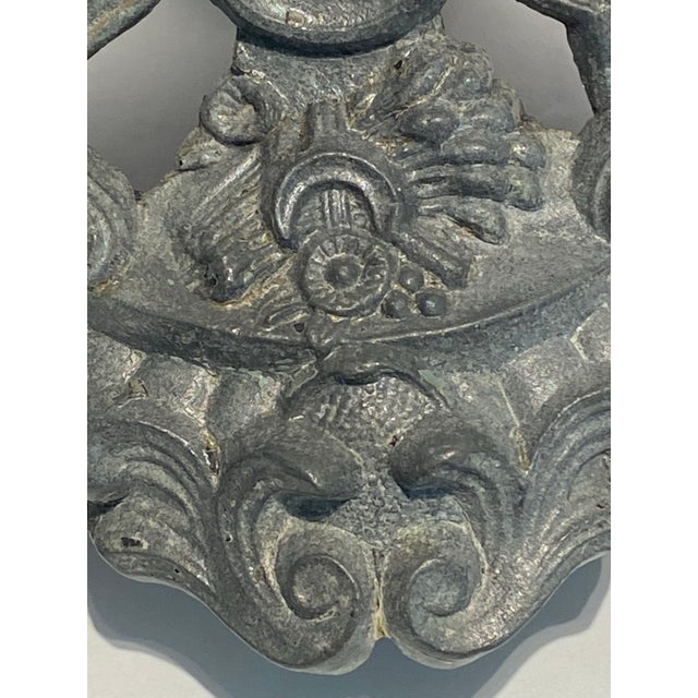 Antique French Candlesticks With Brass and Mixed Metals - a Pair For Sale - Image 9 of 10