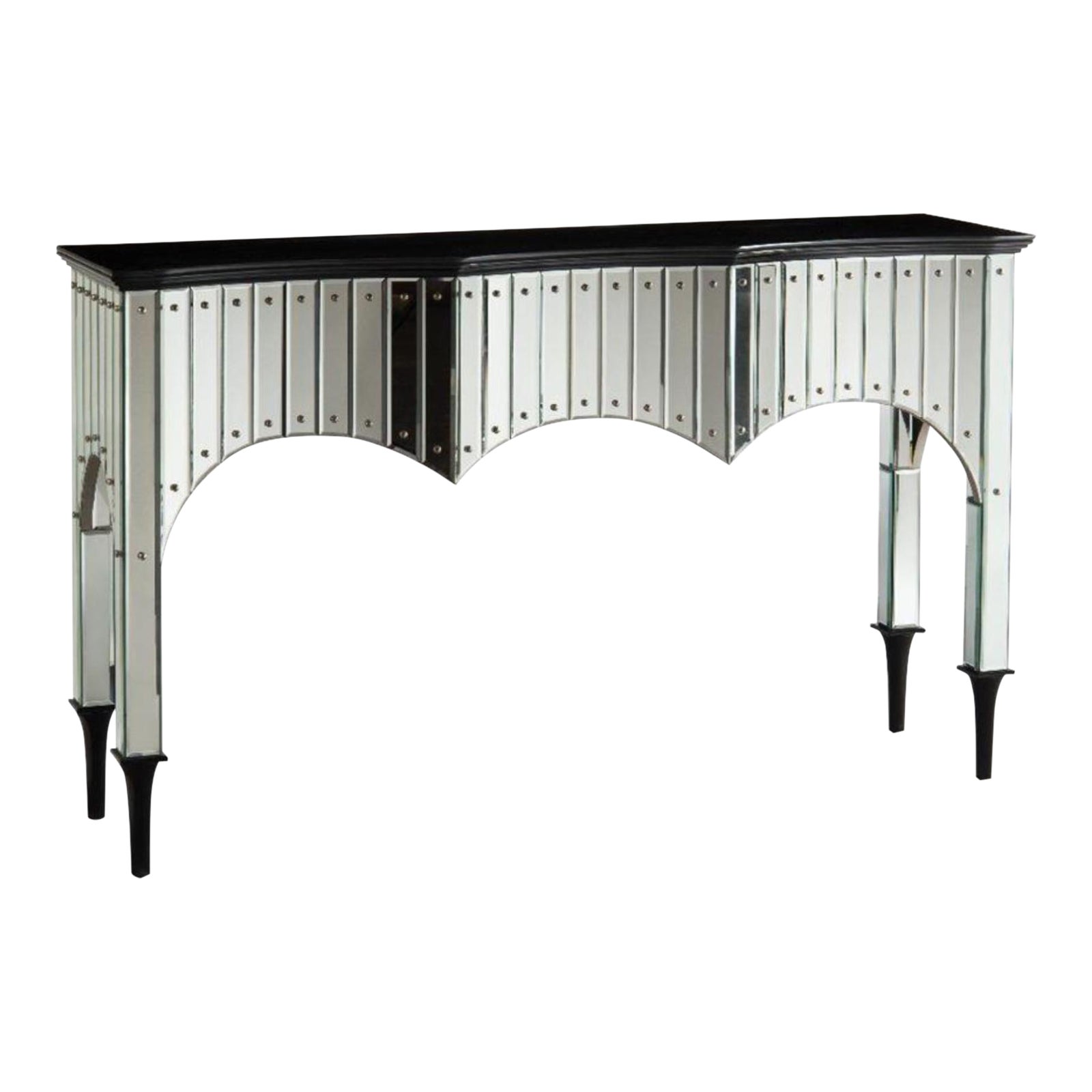 John Richard Modern Malibu Mirrored Console Table Chairish