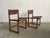 Spanish Leather Chairs 1960s For Sale - Image 4 of 6