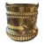 19th C French Brass Jardinere 12" For Sale