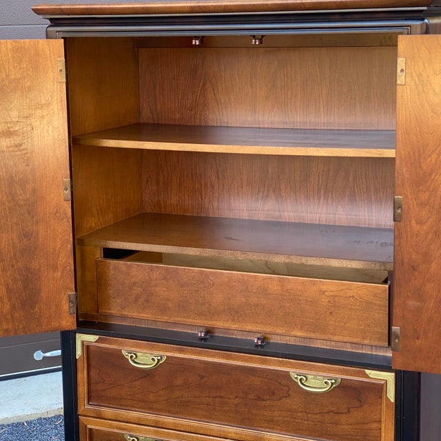 Vintage Broyhill Premier Ming Dynasty Highboy Bedroom Armoire Chairish