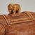 Brown Vintage Chinese Wicker Elephant Box From the Shanghai Collection For Sale - Image 8 of 14