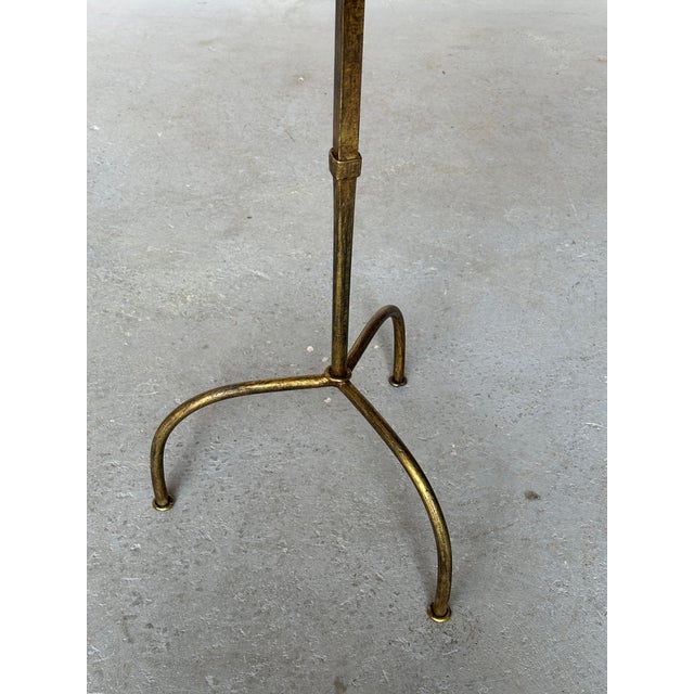 Pair of Spanish Iron Drinks Tables With Arched Tripod Bases For Sale - Image 10 of 12