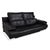 Model 6500 2-Seater Sofa in Black Leather from Rolf Benz For Sale - Image 4 of 17