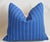 Early 21st Century Coastal Blue/White Nautical Feather/Down Pillows 22"x 20" - Pair For Sale - Image 5 of 13