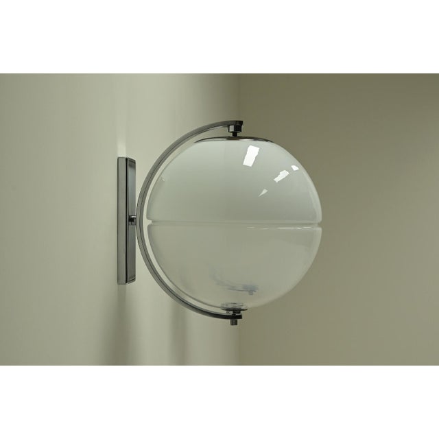 Large Italian Globe Wall Lamps, 1960s, Set of 2 For Sale - Image 5 of 10