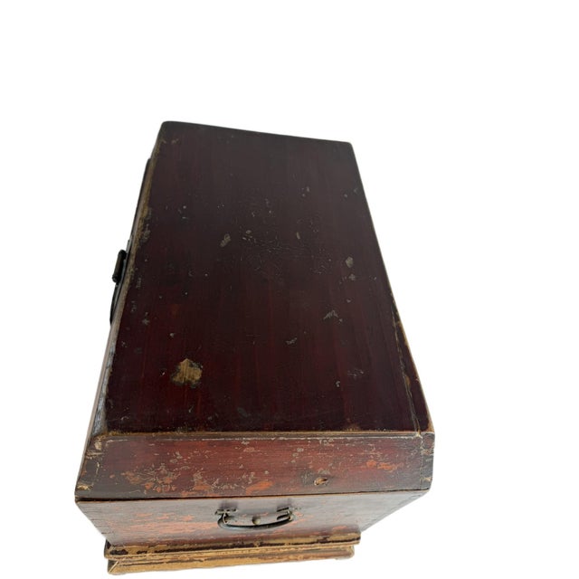 Antique Chinese Box in Original Patina For Sale - Image 12 of 18