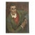 WPA Style Portrait Painting of a Gentleman, American, 1930s-1940s For Sale