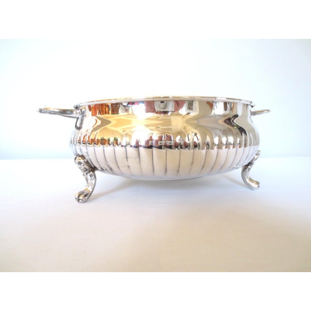 1970s Leonard Silverplate Serving Dish With Insert For Sale - Image 9 of 9