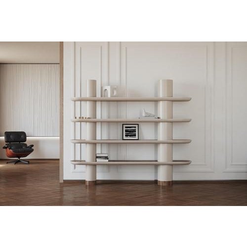 Ecru White Modular Library by Ultramobili For Sale - Image 6 of 9