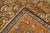 Textile Antique Jerusalem Beige-Brown and Blue Wool Geometric-Floral Rug For Sale - Image 7 of 7