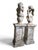 19th Century Italian Terracotta Cherub Sculptures on Pedestals, 1890, Set of 2 For Sale - Image 9 of 11