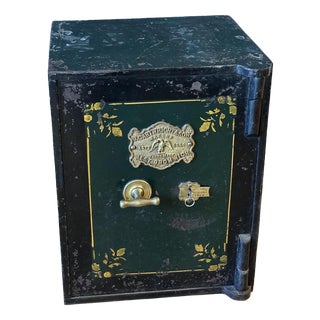 Antique Iron Safe, 1890s For Sale