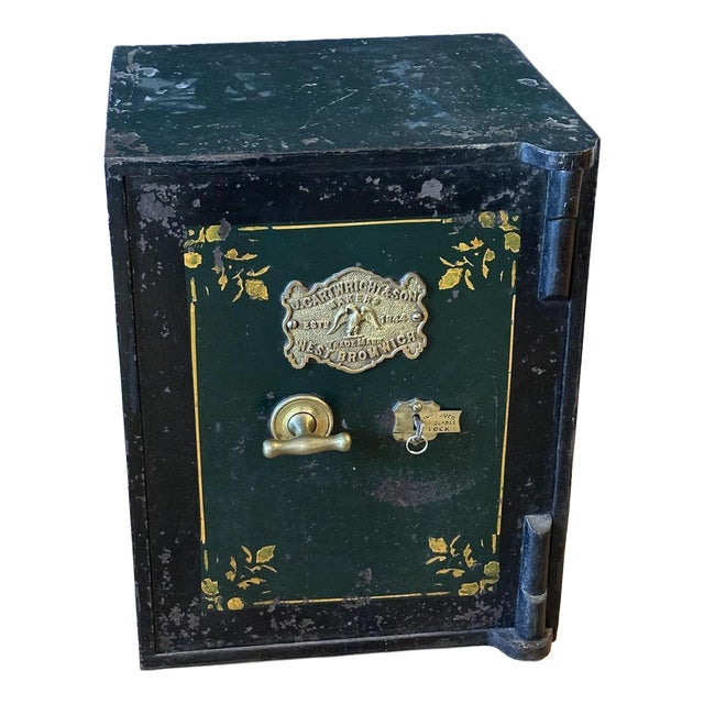 Antique Iron Safe, 1890s For Sale