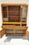 Mid 20th Century Raymond Loewy Mengel Mid Century Modern Sculpted Oak Bookcase China Cabinet For Sale - Image 5 of 12