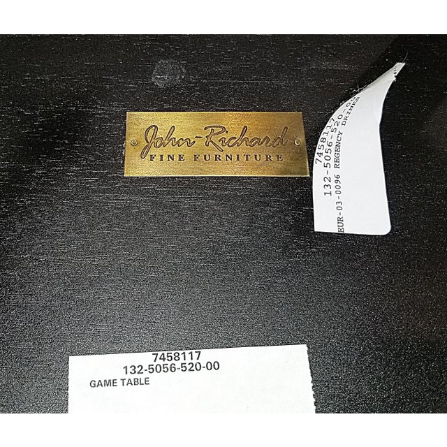 Wood 1990s John Richard Chessboard Side Table For Sale - Image 7 of 7