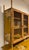Vintage Tortoiseshell Bamboo Large Floral Decoupage Chinoiserie Display Cabinet For Sale - Image 4 of 15
