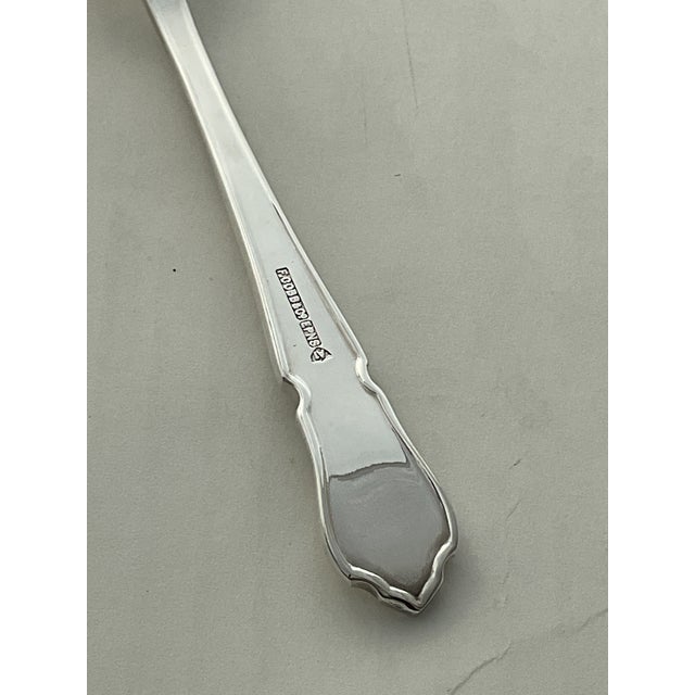 New 1970s Silver Set of 12 Pastry Forks, Du Barry With Red Cases- Set of 12 For Sale - Image 17 of 18