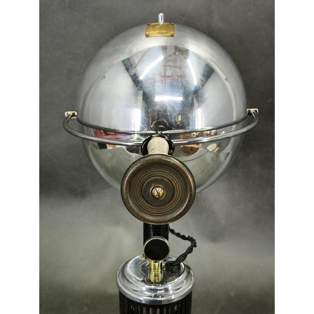 Vintage Bauhaus Adjustable Table Lamp in Chrome, Germany, 1930s For Sale - Image 12 of 15