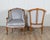 Pair of Louis XV-Style Beech Gondola Armchairs in Gray Velvet, 20th Century For Sale - Image 14 of 15