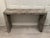 Whitewashed Woven Rattan Console Table For Sale - Image 12 of 13