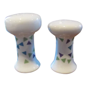 1960s Paul McCobb Jackson International China Contempri Salt & Pepper Set- a Pair