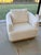 Restoration Hardware Pair of Rh Oslo Teak Swivel Outdoor Lounge Chairs For Sale - Image 4 of 8