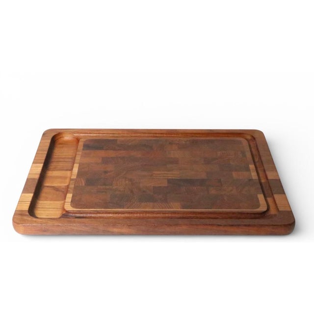 Mid-Century Modern Mid 20th Century Danish Modern Butcher Block Cutting Board by Jens Quistgaard for Dansk Denmark For Sale - Image 3 of 7