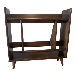 Mid 20th Century Mid-Century Wood Bookshelf For Sale