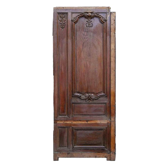 Louis XV Style Carved Oak Antique French Paneling - Ten Piece Set For Sale - Image 4 of 12