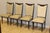 1950's French Art Deco Style Dining Chairs Set of 4 For Sale - Image 10 of 10