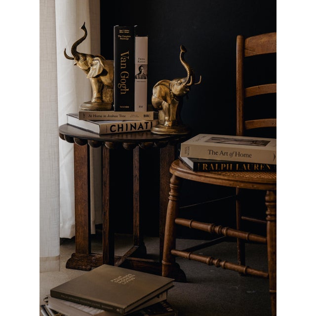 Rare Vintage Mid-Century Hollywood Regency Brass Elephant Bookends For Sale - Image 13 of 13