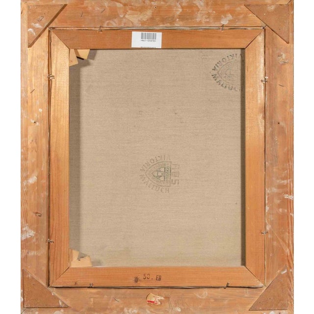 Children playing in the park is a beautiful oil on canvas realized by Vrbova, Miloslava Pof. Zinkovy (1909-1991). Oil on...