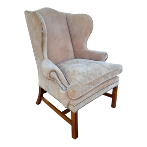 Ralph Lauren Suede Devonshire Chair