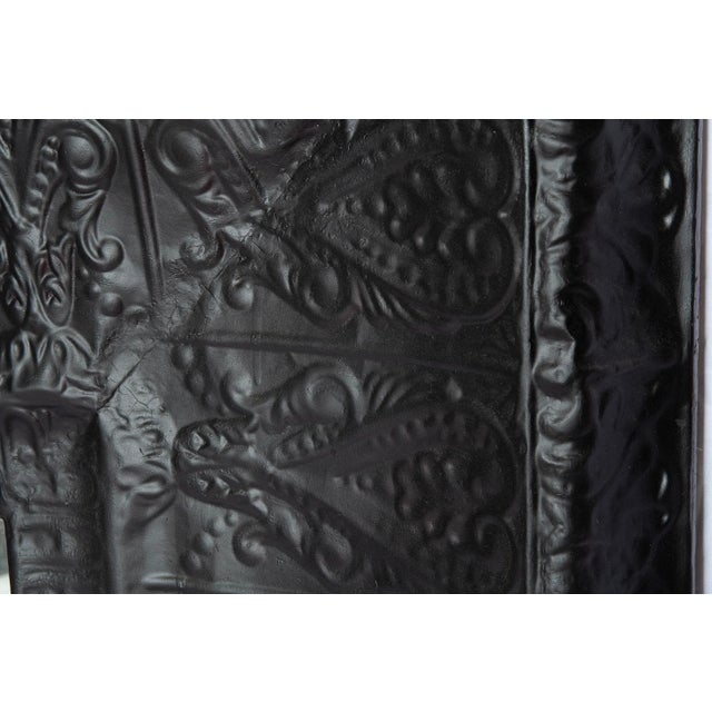 Antique Ceiling Tin Mirror For Sale - Image 10 of 11