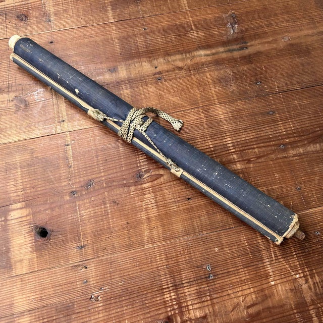 Brown Antique Japanese Kakemono Scroll Daikokuten For Sale - Image 8 of 15