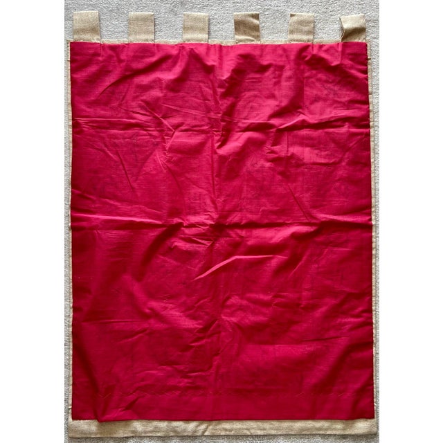 Folk Art Kopel Gurwin, Wool Felt Applique Israeli Folk Art Signed Tapestry Kopel Gurwin Bezalel School For Sale - Image 3 of 11