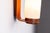 Cilindrical Opal Glass and Bent Wood Wall Lamp, 1960s For Sale - Image 9 of 12