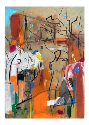 Adrienn Krahl "Graphic Romantic– Part 2", Painting