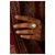 Bochic "Flamenco" Opal & Multi Fancy Color Sapphires Cocktail Ring 18K Gold For Sale - Image 15 of 18