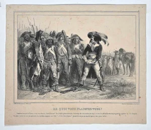 Denis Auguste Marie Raffet, Complaining, Original Lithograph, 1836