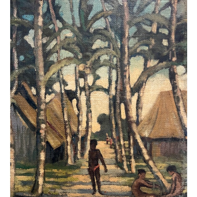 Sannemann, Île Animée, Oil on Canvas on Cardboard, Framed For Sale - Image 13 of 13