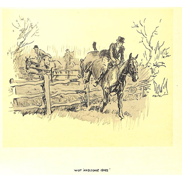 "'Osses and Obstacles" 1935 Charles "Snaffles" Johnson Payne For Sale - Image 16 of 16