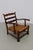 Danish Art Nouveau Lounge Chair in Oak and Papercord, 1930s For Sale - Image 6 of 18